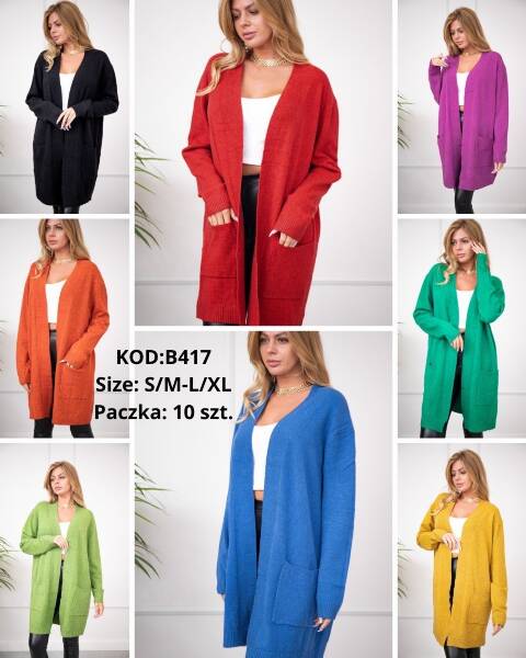 Narzutka damskie B417 Mix kolor S/M-L//XL