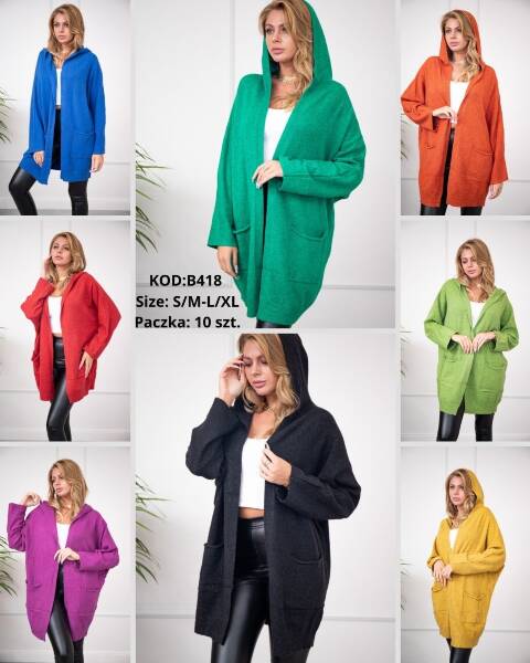 Narzutka damskie B418 Mix kolor S/M-L//XL 1