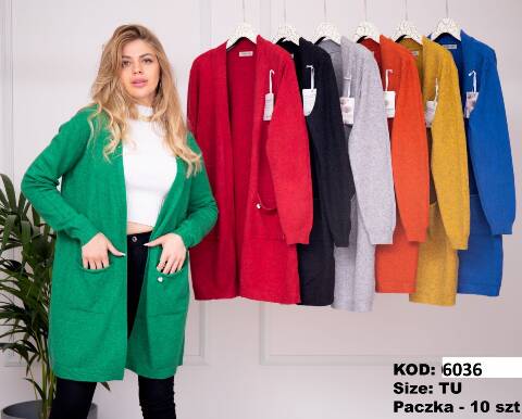 Narzutka damskie 6036 Mix kolor Standard