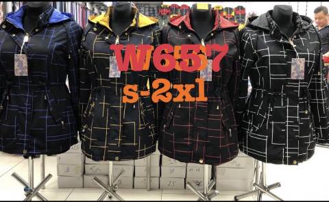 Kurtka wiosenna damskie W657 Mix kolor S-2XL