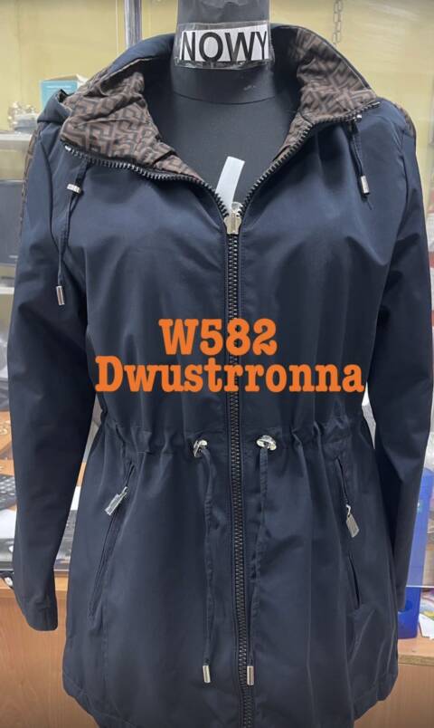 Kurtka wiosenna damskie W582 1 kolor 3XL-8XL 1