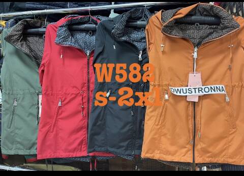 Kurtka wiosenna damskie W582 1 kolor 3XL-8XL 2