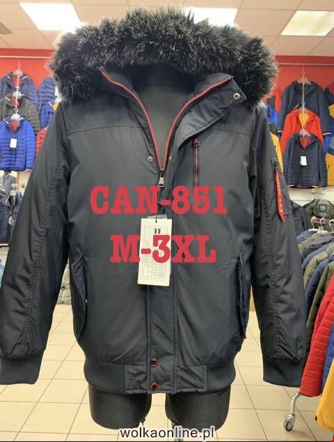 Kurtka zimowa meskie CAN-851 Mix kolor M-3XL