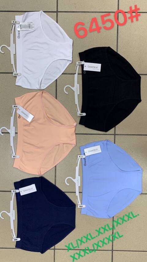 Majtki damskie 6450 Mix kolor XL-4XL