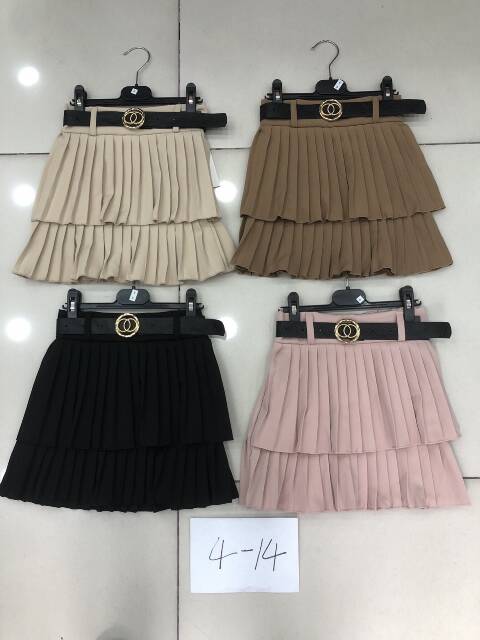 Spódnica dziewczęce 6531 1 kolor 4-14 1