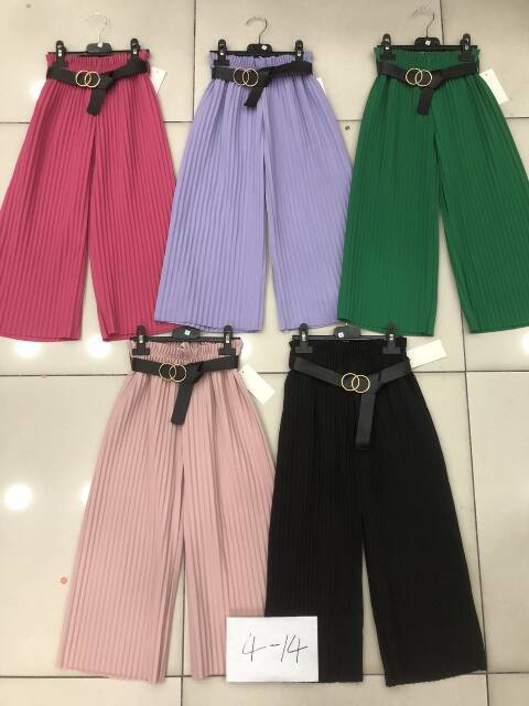 Spodnie dziewczęce 6532 1 kolor 4-14