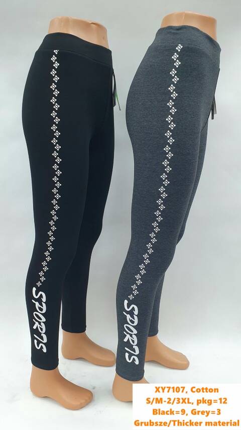 Leginsy damskie XY7107 Mix kolor S-3XL 1