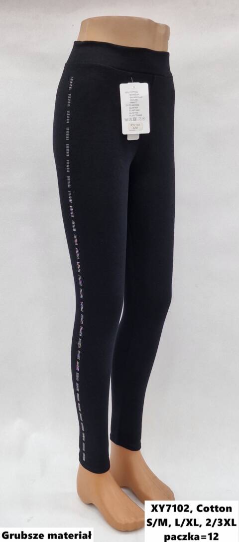 Leginsy damskie XY7102 1 kolor S-3XL 1