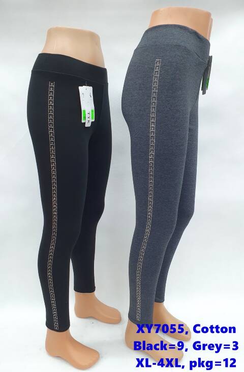 Leginsy damskie XY7055 Mix kolor XL-4XL 1