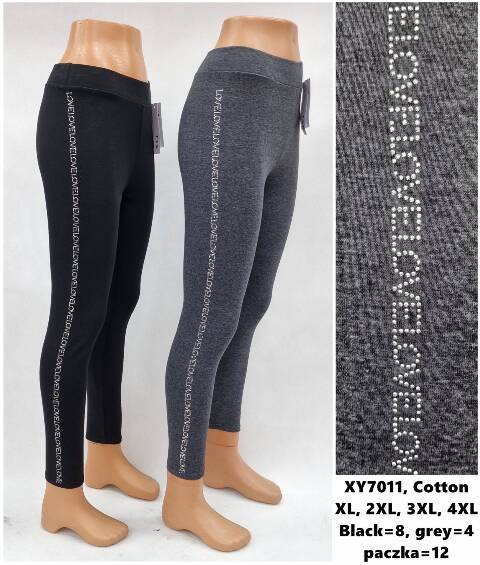 Leginsy damskie XY7011 Mix kolor XL-4XL 1