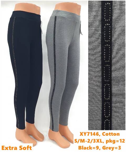 Leginsy damskie XY7146 Mix kolor S-3XL 1
