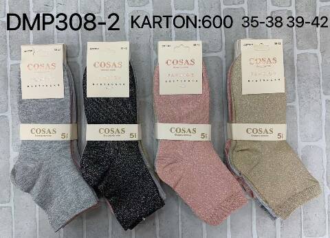 Skarpety damskie DMP308-2 Mix kolor 35-42 1