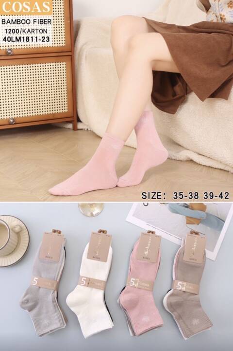 Skarpety damskie LM1811-23 Mix kolor 35-42 1