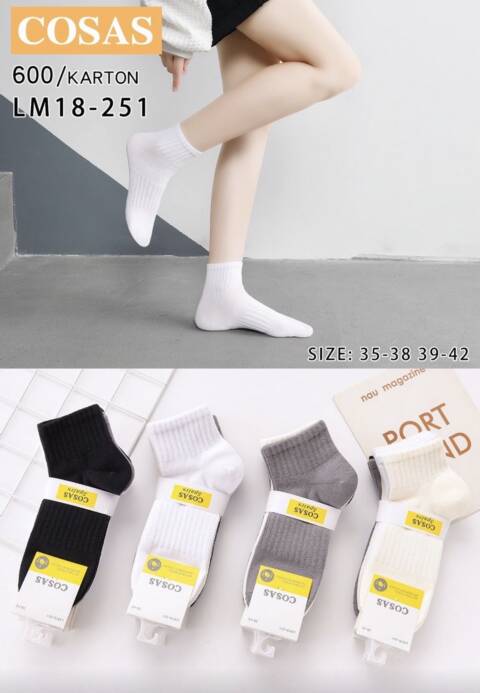 Skarpety damskie LM19-251 Mix kolor 35-42 1