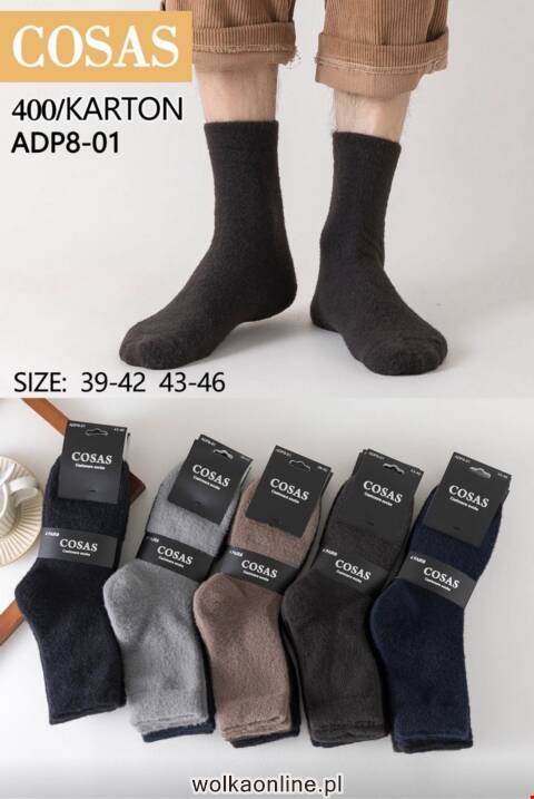 Skarpety męskie ADP8-01 Mix kolor 39-46
