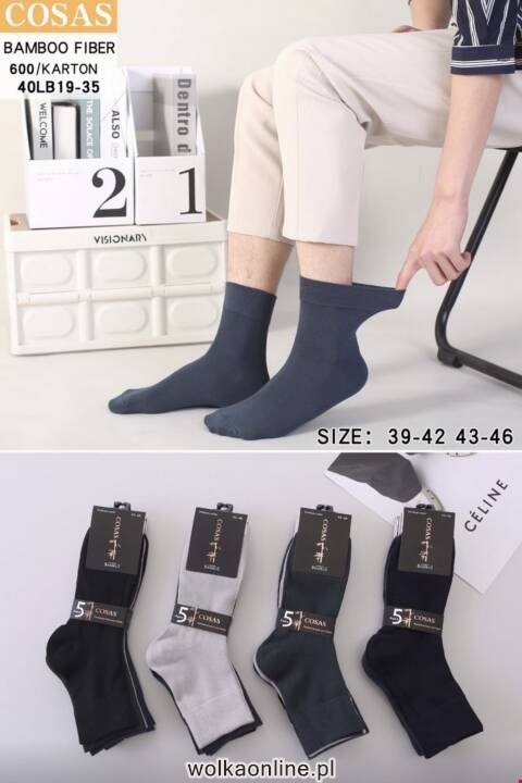 Skarpety męskie LB19-35 Mix kolor 39-46
