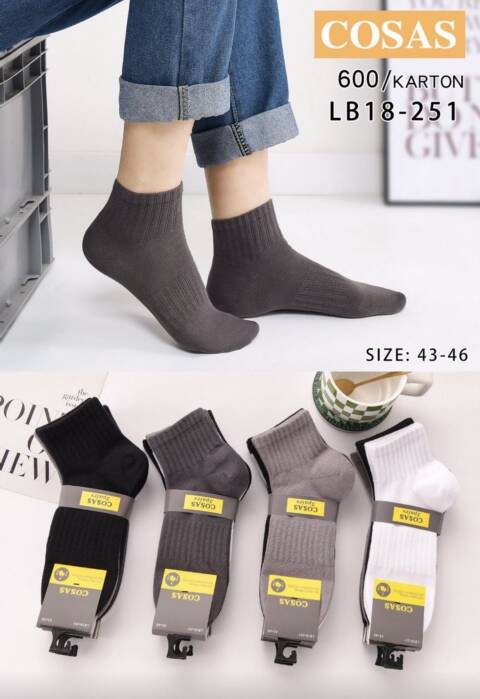 Skarpety męskie LB18-251 Mix kolor 39-46 1