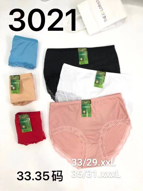 Majtki damskie 3021 Mix kolor 2XL-3XL 1
