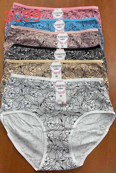 Majtki damskie 3099 Mix kolor XL-4XL
