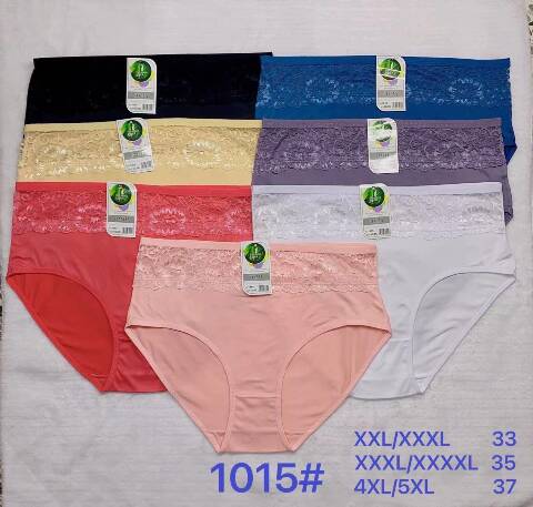 Majtki damskie 1015 Mix kolor 2XL-5XL 1