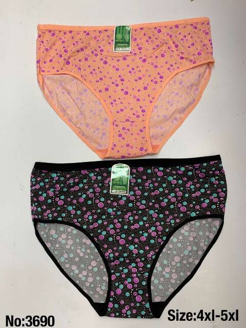 Majtki damskie 3690 Mix kolor 4XL-5XL