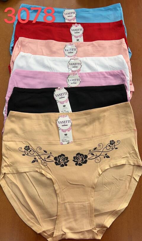 Majtki damskie 3078 Mix kolor XL-4XL