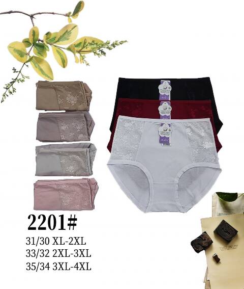 Majtki damskie 2201 Mix kolor XL-4XL 1