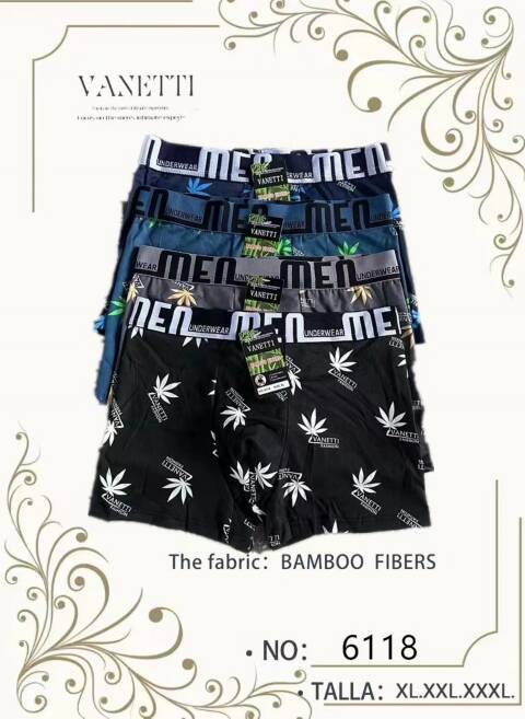 Bokserki męskie 6118 Mix kolor XL-3XL 1