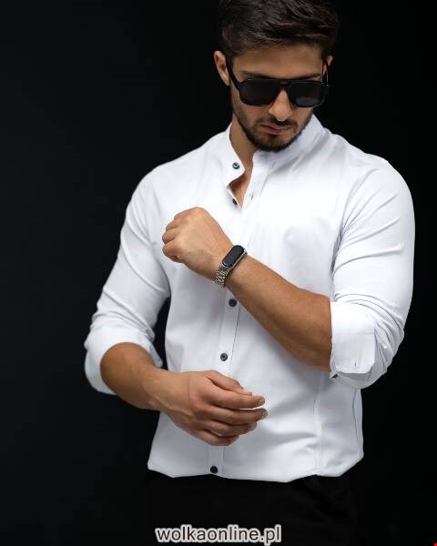 Koszule męskie na długi rękaw 7429 1 kolor S-L (Towar Tureckie)