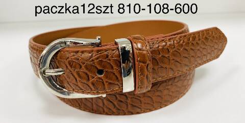 Pasek damskie 7436 1 kolor Standard