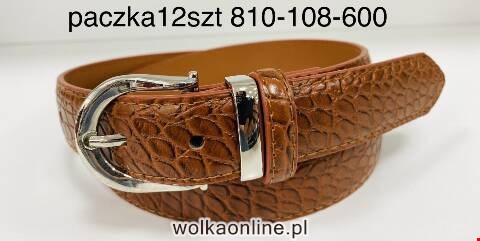 Pasek damskie 7436 1 kolor Standard