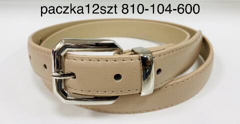 Pasek damskie 7450 1 kolor Standard