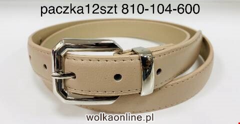 Pasek damskie 7450 1 kolor Standard