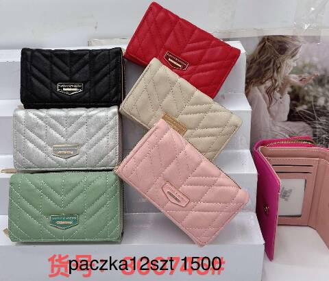 Portfel damskie 7476 Mix kolor Standard 1