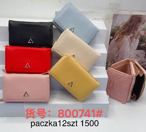 Portfel damskie 7477 Mix kolor Standard 1