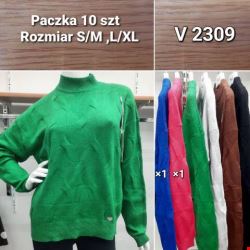 Sweter damskie V2309 Mix kolor S/M-L/XL