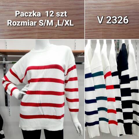 Sweter damskie V2326 Mix kolor S/M-L/XL 1