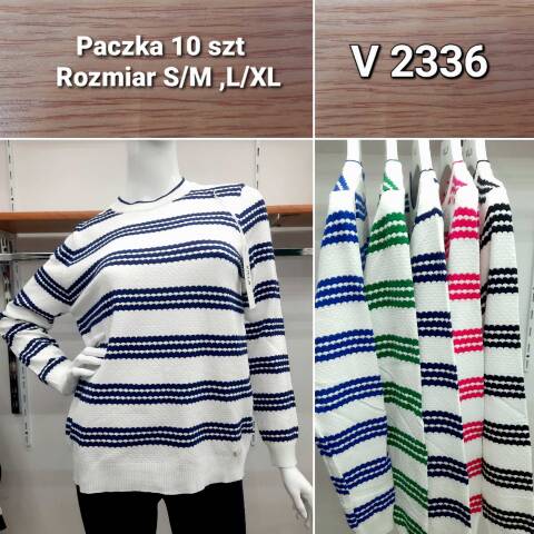 Sweter damskie V2336 Mix kolor S/M-L/XL 1