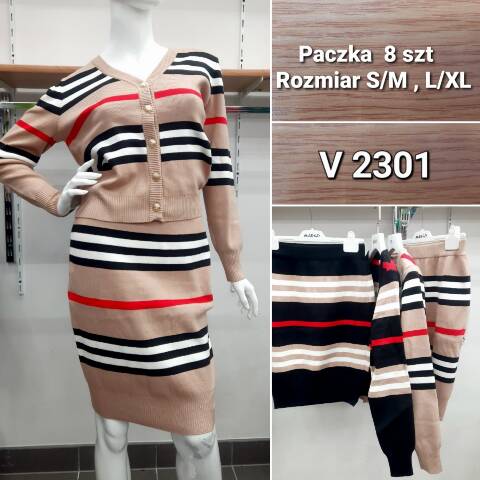 Komplet damskie V2301 Mix kolor S/M-L/XL 1