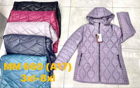 Kurtka zimowa damskie MM660 1 kolor 3XL-8XL