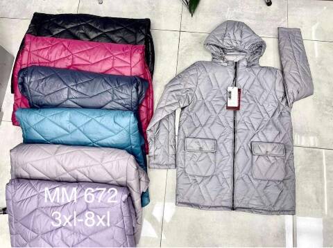Kurtka zimowa damskie MM672 1 kolor 3XL-8XL 1