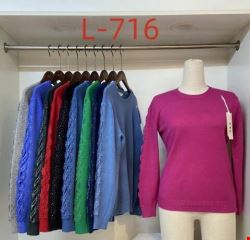 Sweter damskie L-716 Mix kolor M-2XL
