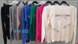 Sweter damskie 7541 Mix kolor Standard