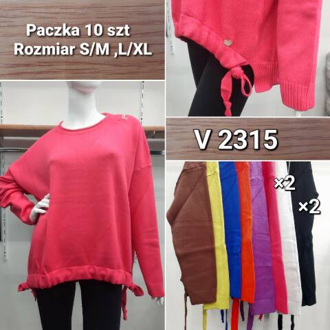 Sweter damskie V2315 Mix kolor S/M-L/XL