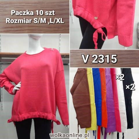 Sweter damskie V2315 Mix kolor S/M-L/XL