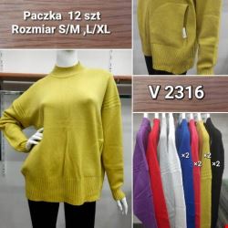 Sweter damskie V2316 Mix kolor S/M-L/XL