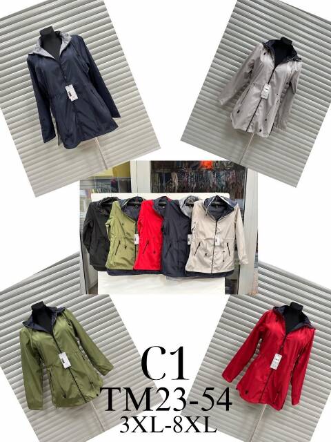 Kurtka wiosena damskie TM23-54 1 kolor 3XL-8XL 1