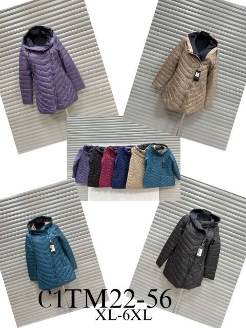 Kurtka wiosena damskie TM22-56 1 kolor XL-6XL 1