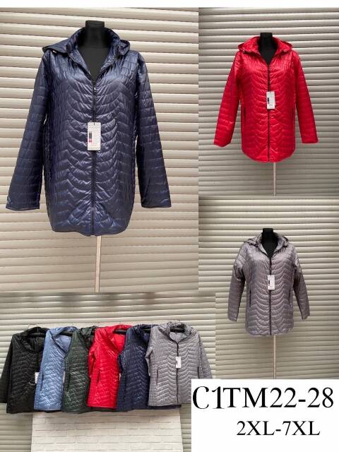 Kurtka wiosena damskie TM22-28 1 kolor 2XL-7XL 1