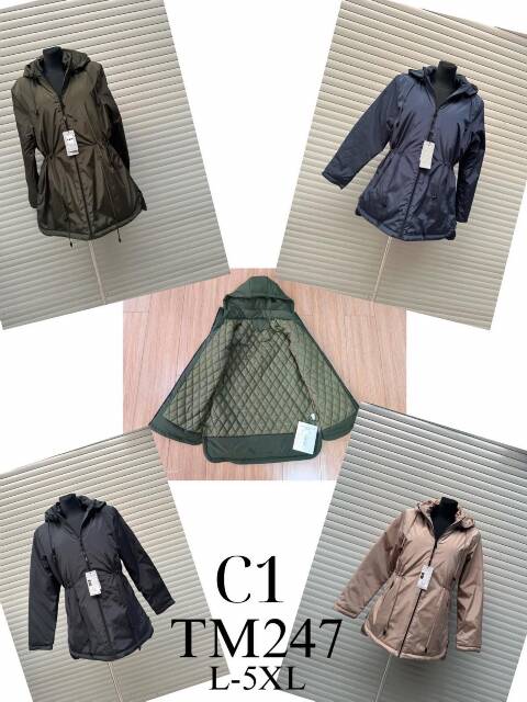 Kurtka wiosena damskie TM247 1 kolor L-5XL 1